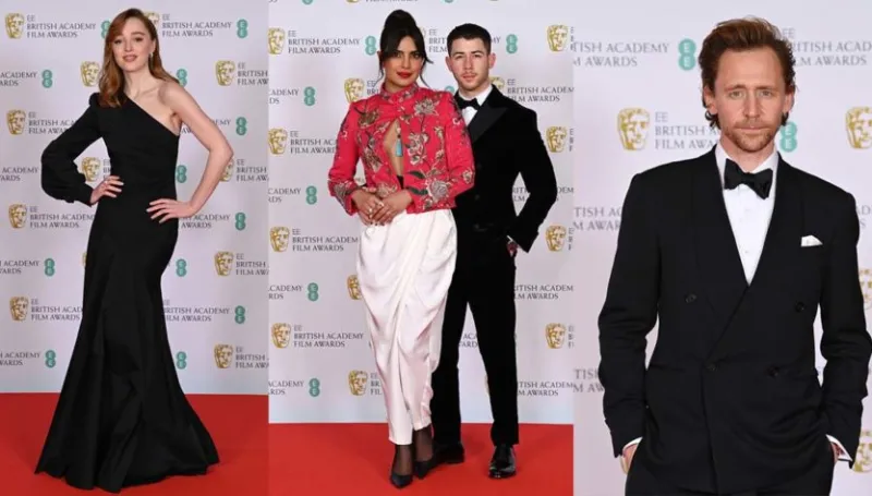 لقطات من أزياء المشاهير في حفل توزيع جوائز -BAFTA (صور)