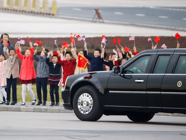 لماذا يفضل الرئيس الصيني سيارته الخاصة على الهليكوبتر؟