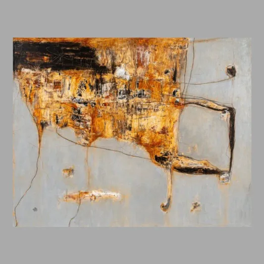 لوحة جديدة لفنانة سعودية تزين مكتب ولي العهد.. فما قصتها؟ (صور)