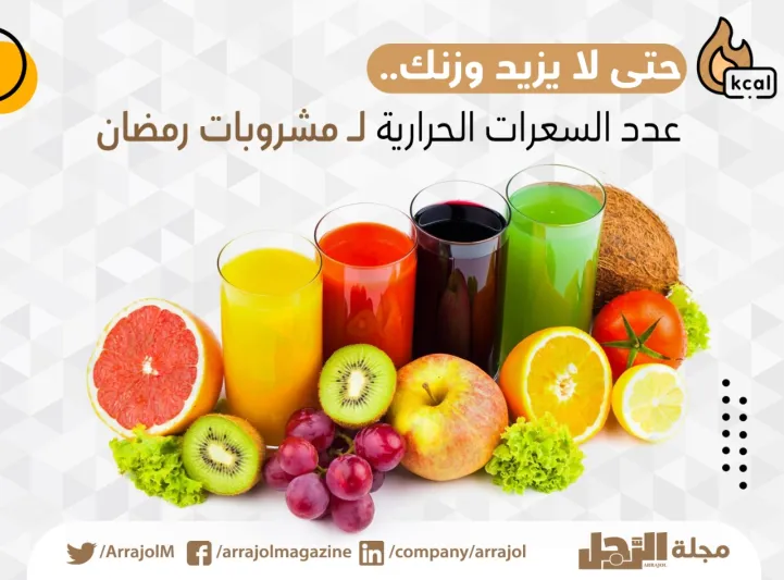حتى لا يزيد وزنك.. عدد السعرات الحرارية لمشروبات رمضان 