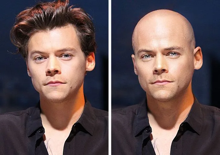 كيف سيبدو أوسم نجوم هوليوود بالمظهر الأصلع؟ (صور)