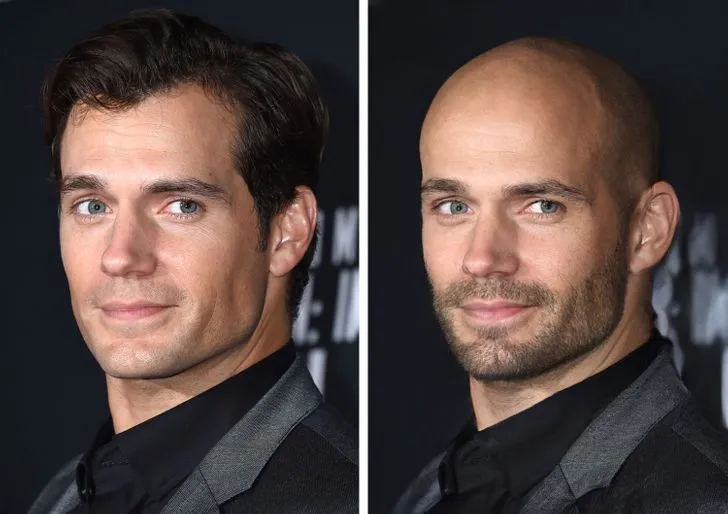 كيف سيبدو أوسم نجوم هوليوود بالمظهر الأصلع؟ (صور)