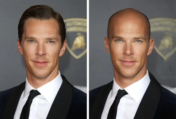 كيف سيبدو أوسم نجوم هوليوود بالمظهر الأصلع؟ (صور)