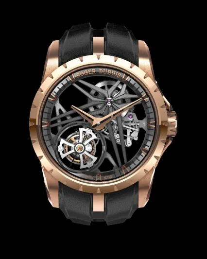 لعشاق الأناقة والفخامة.. ساعة أكسكاليبور بتوربيون من روجيه دوبوي