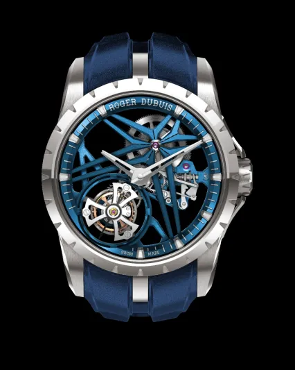 لعشاق الأناقة والفخامة.. ساعة أكسكاليبور بتوربيون من روجيه دوبوي