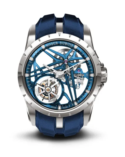 لعشاق الأناقة والفخامة.. ساعة أكسكاليبور بتوربيون من روجيه دوبوي