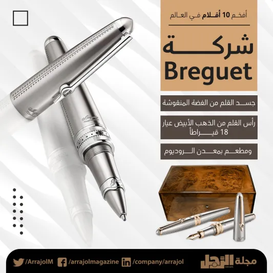 إنفوجراف| تبحث عن قلم فاخر؟ إليك أفخم 10 شركات لصناعة الأقلام