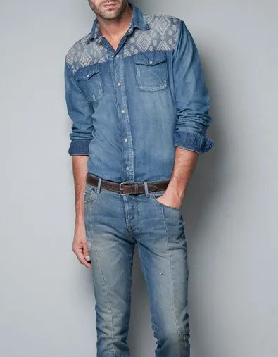 بعيداً عن النمطية.. طرق شبابية لارتداء القميص الجينز (صور)