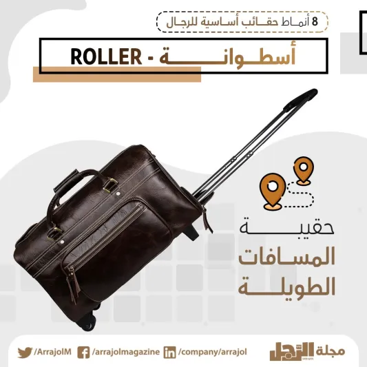 8 أنماط حقائب أساسية للرجال