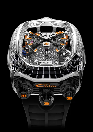 جيكوب أند كو وبوغاتي تطلقان ساعة "بوغاتي تشيرون توربيّون باغيت"