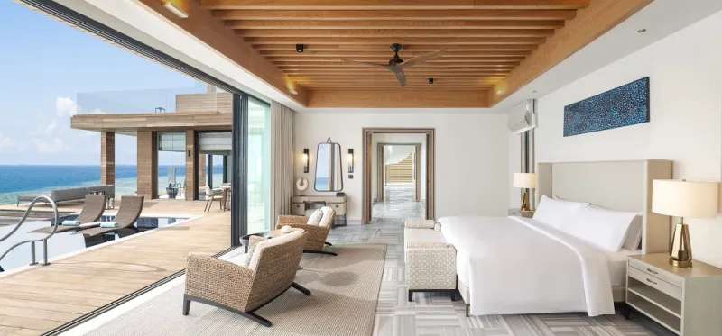 "فلل ستيلا ماريس" وجهة فاخرة في جزر المالديف