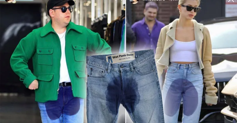 يخفف الحرج وارتداه المشاهير.. الجينز المبلل من الأمام يجتاح الأسواق! (صور)