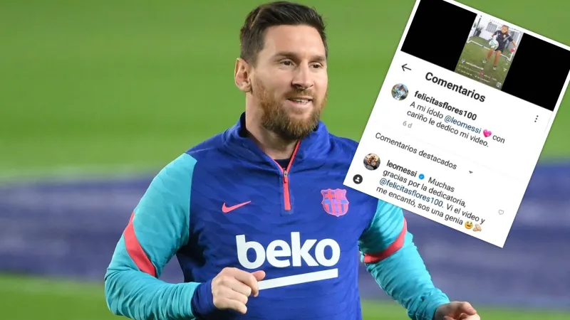 فتاة تجبر ميسي للإعجاب بمهارتها الكروية.. وهكذا علّق! (فيديو)