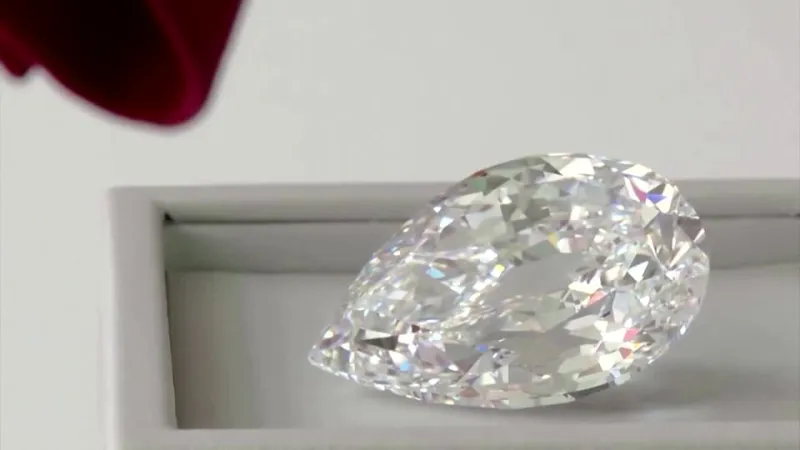 عرض ماسة نادرة للبيع بالعملة الرقمية (صور)