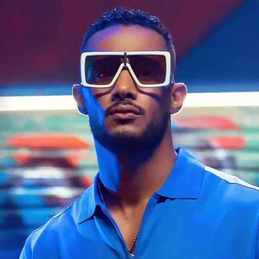 ماذا يفعل محمد رمضان برفقة نمر أبيض نادر؟ (فيديو)