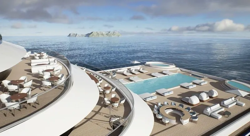 أكبر يخت في العالم يعرض شققا عائمة بسعر 11.3 مليون دولار (فيديو)