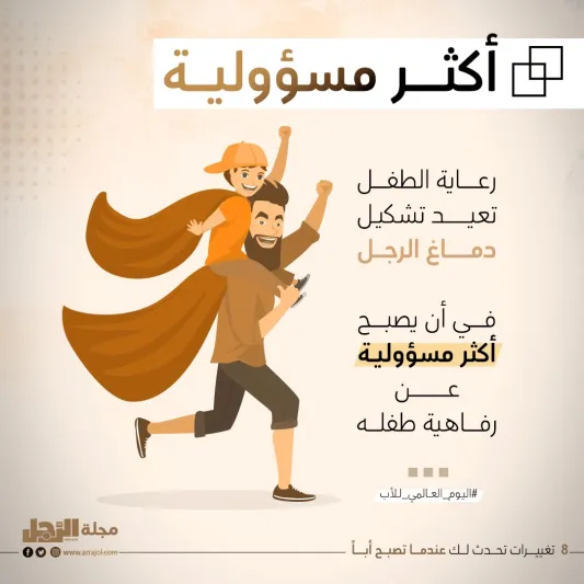 8 تغييرات تحدث لك عندما تصبح أباً