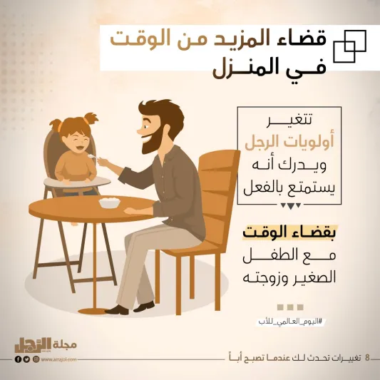 8 تغييرات تحدث لك عندما تصبح أباً