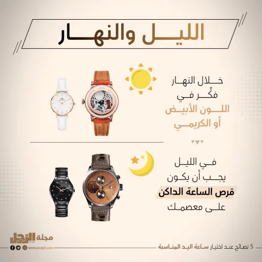 5 نصائح عند اختيار ساعة اليد المناسبة