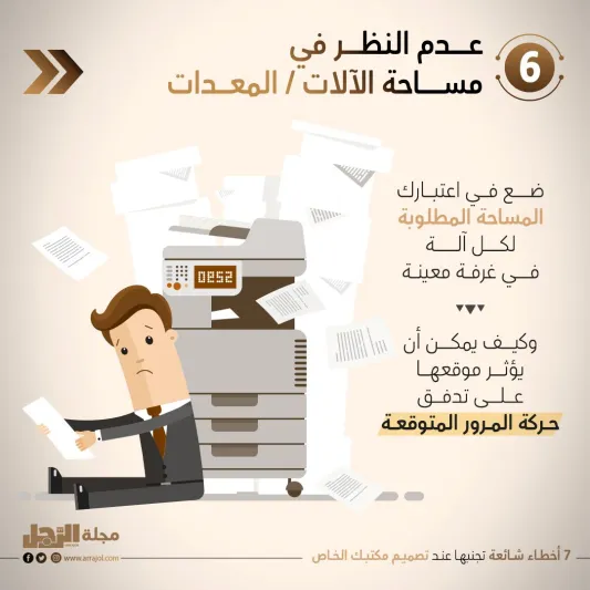 أخطاء شائعة تجنبها عند تصميم مكتبك الخاص