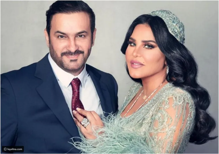 الفنانة أحلام وزوجها في لحظة عفوية.. ماذا فعلا؟ (فيديو)