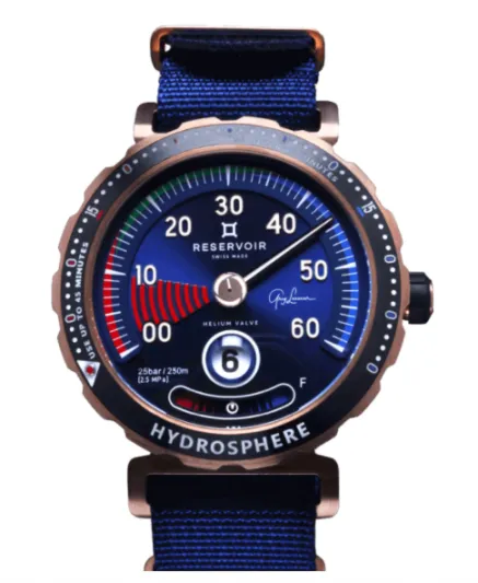 ساعة "هيدروسفير برونز".. إصدار محدود من "ريسيرفوار" بروح الطبيعة المائية