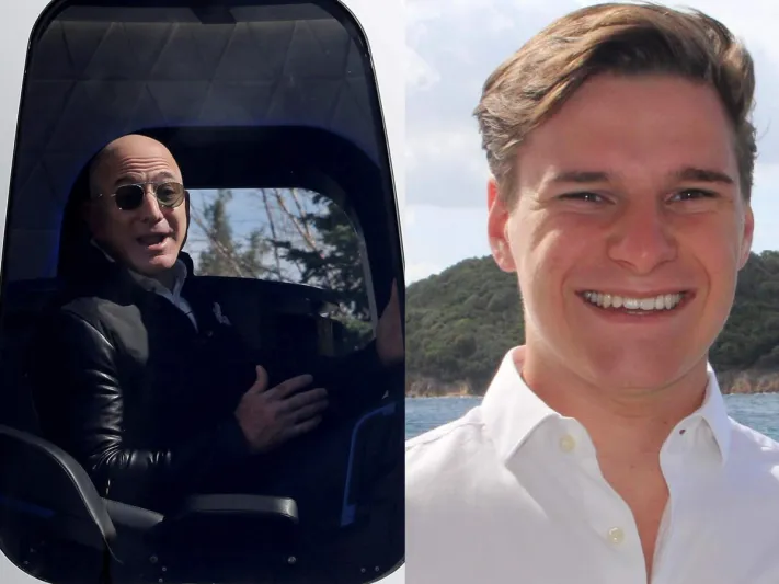 مُرافق بيزوس في رحلته للفضاء يتعمد إحراجه باعترافات صادمة! 