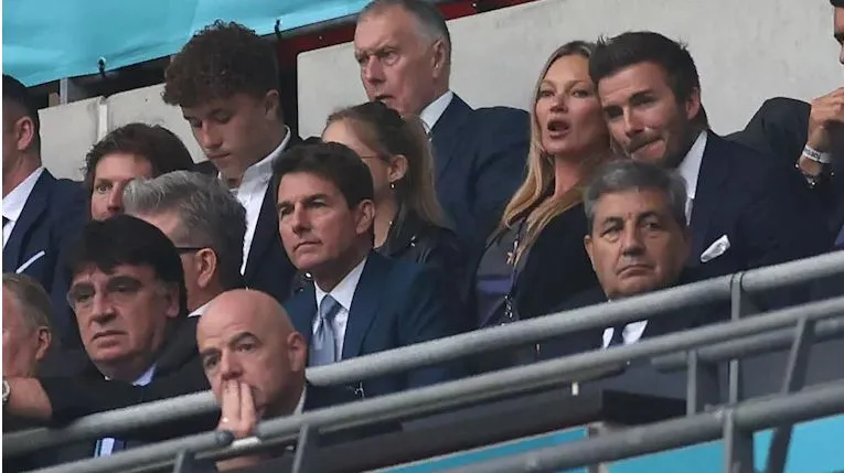 مشاهير حضروا نهائي إيطاليا وانجلترا في يورو 2020 (فيديو وصور)