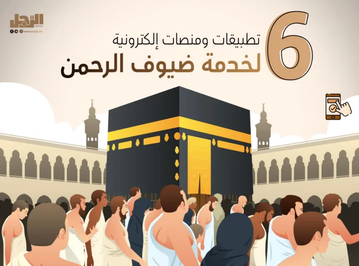 6 تطبيقات ومنصات إلكترونية لخدمة ضيوف الرحمن 