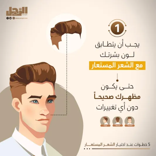 5 خطوات عند اختيار الشعر المستعار