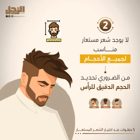 5 خطوات عند اختيار الشعر المستعار