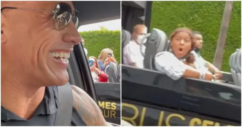 موقف طريف لتواضع «ذا روك» يحصد 8 ملايين مشاهدة في ساعات!