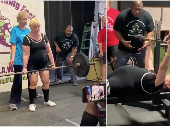 مسنة بعمر 100 عام تحطّم رقما قياسيا في رفع الأثقال (فيديو)