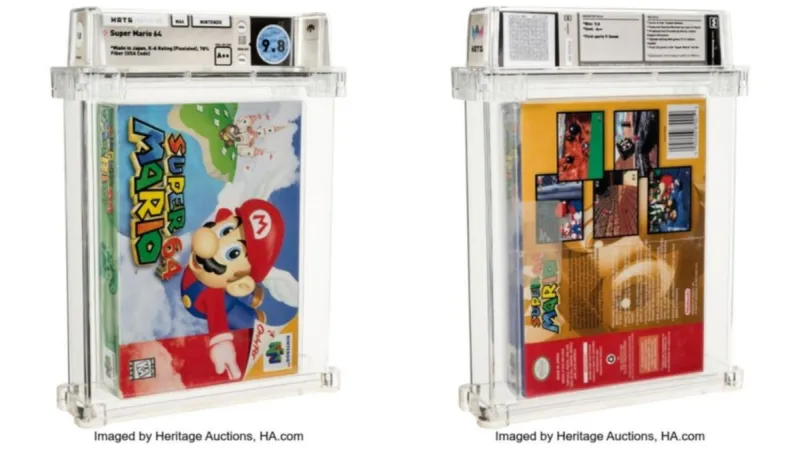 نسخة نادرة من سوبر ماريو تباع  بـ2 مليون دولار ! (صور)