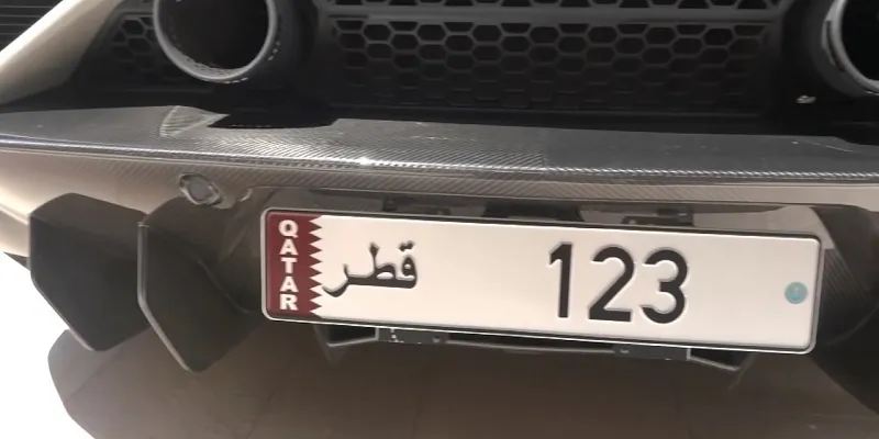 خليجي يقتنص لوحة لسيارته الفارهة بـ 12 مليون دولار (صور)