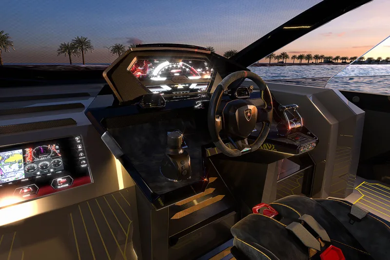 بملسات من أفخم سياراتها .. يخت محدود الإصدار من لامبورجيني 