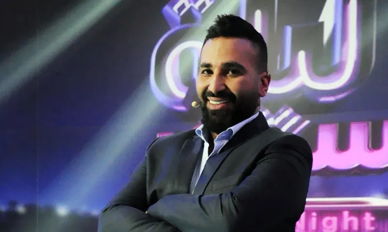 أول صور من عقد قران أحمد سعد على مصممة أزياء 