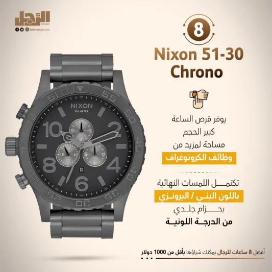 أفضل 8 ساعات للرجال يمكنك شراؤها بأقل من 1000 دولار