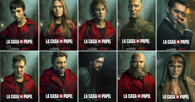 قبل عرض الجزء الخامس.. معلومات غريبة عن كواليس La Casa De Papel (فيديو)