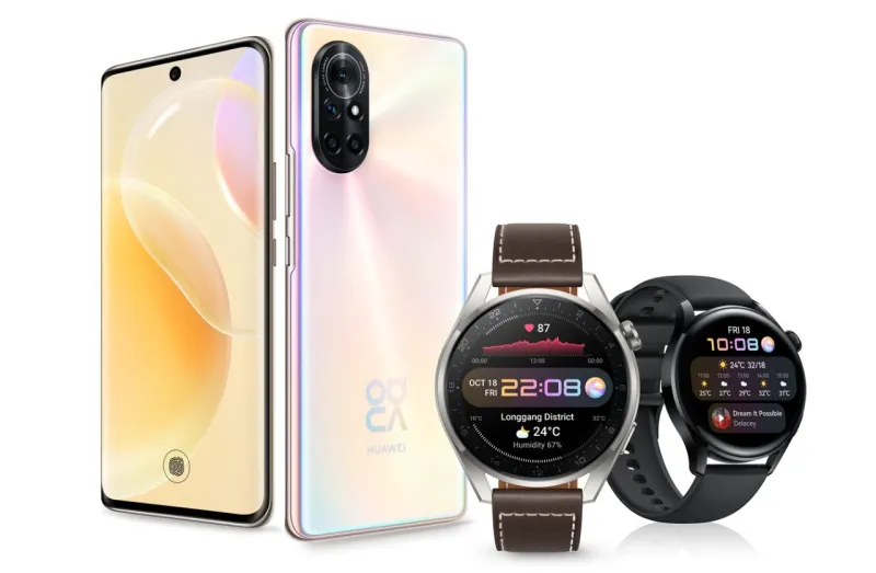 هواوي تطلق ساعتين ذكيتين HUAWEI Watch 3 و HUAWEI nova 8 وهاتف HUAWEI nova 8