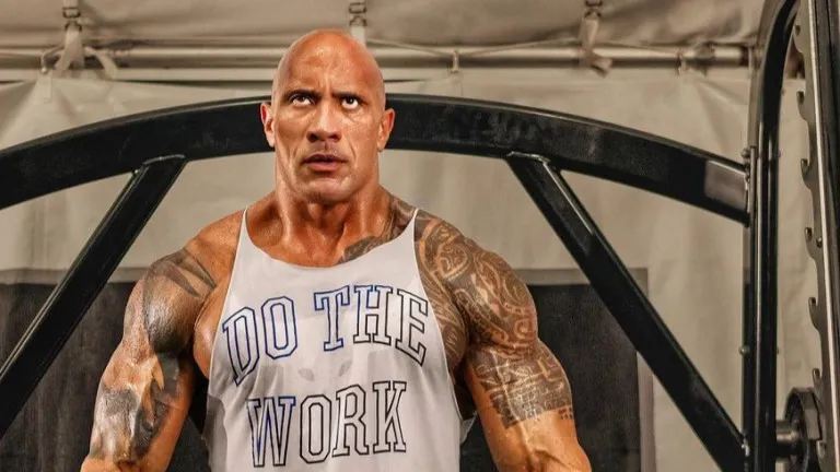 شاهد «ذا روك» يستعد لفيلمه الجديد بتدريبات قاسية 