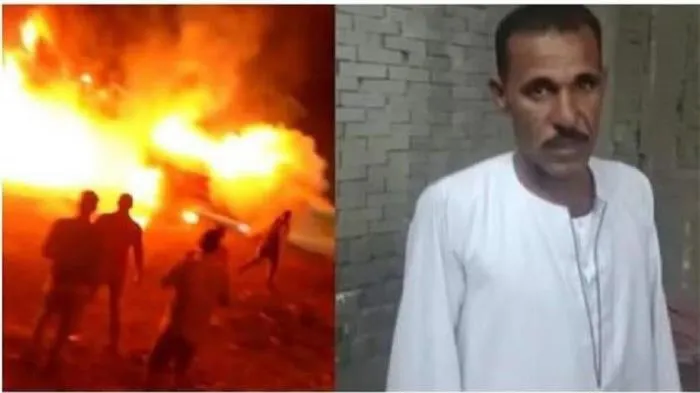 شاب شجاع يغامر بحياته لإنقاذ قرية كاملة من شاحنة محترقة (فيديو)