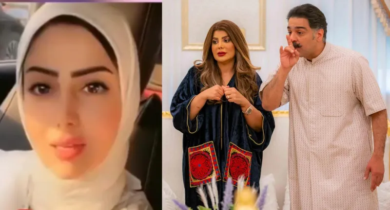 هل هربت طليقة شهاب جوهر من الكويت؟! (فيديو)