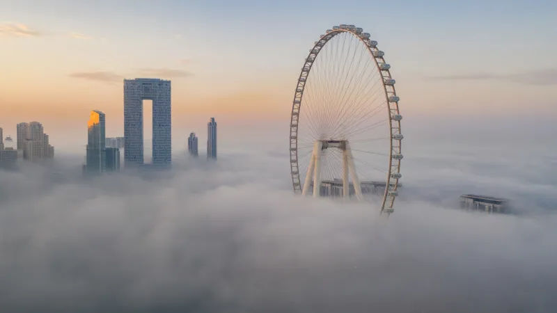 «عين دبي» كما لم ترها من قبل (فيديو) 