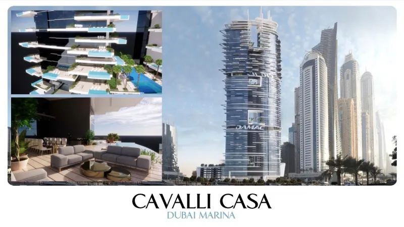 دبي تحتضن ناطحة سحاب بسعر نصف مليار دولار بتوقيع «كافالي» (فيديو)