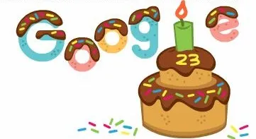 كيف احتفل جوجل بعيد ميلاده الـ 23 (فيديو) 