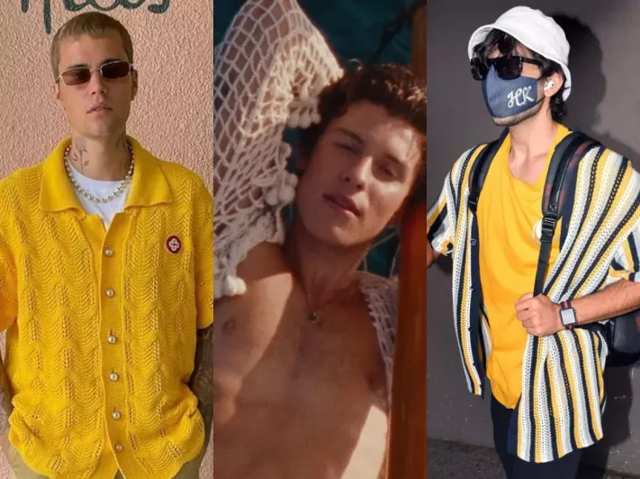 القميص الكروشيه يتصدر أزياء الرجال لخريف 2021 (صور)