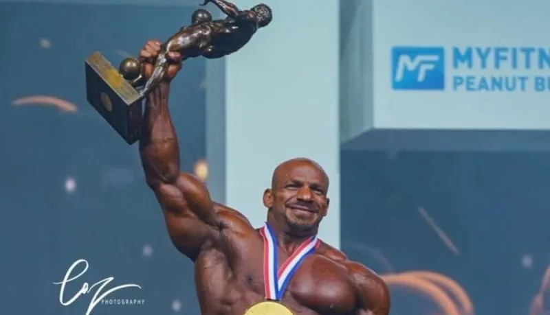 ماذا قال «بيج رامى» بعد فوزه بلقب مستر أولمبيا 2021؟ (فيديو)