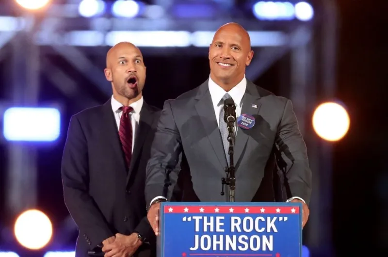 46 % من الأمريكيين يرشحون «ذا روك» لرئاسة أمريكا !