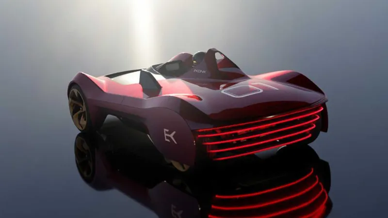 شاهد| «Ekonk» أخف سيارة كهربائية خارقة في العالم 